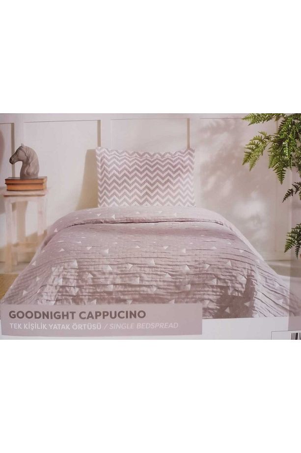 ÖZDİLEK GOODNIGHT CAPPUCINO TEK KİŞİLİK YATAK ÖRTÜSÜ - 1