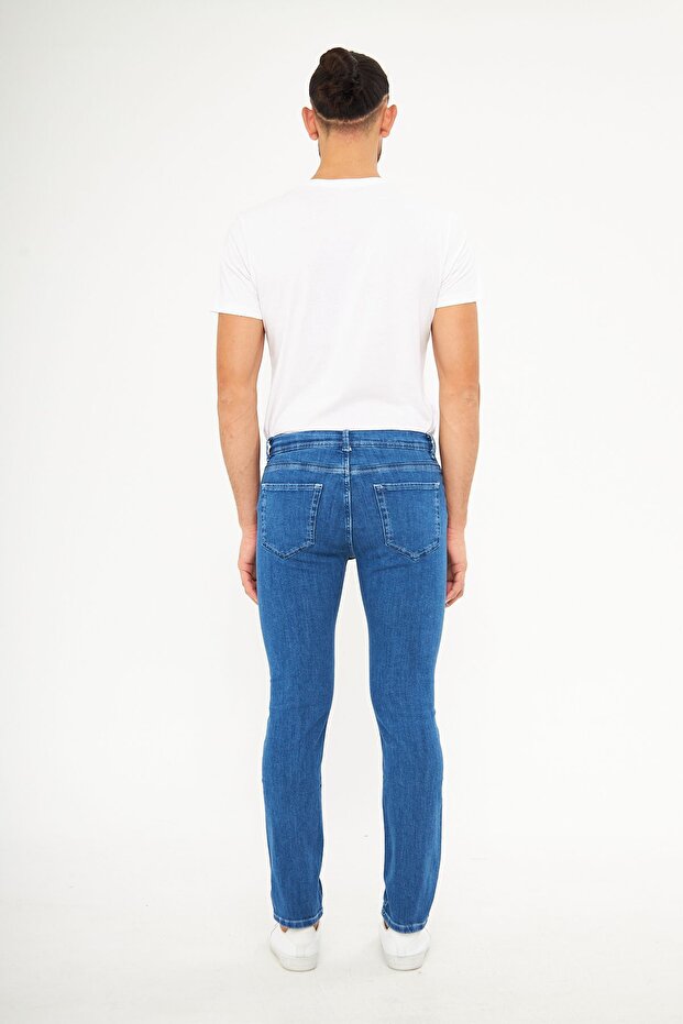 بنطلون جينز رجالي عادي - 4