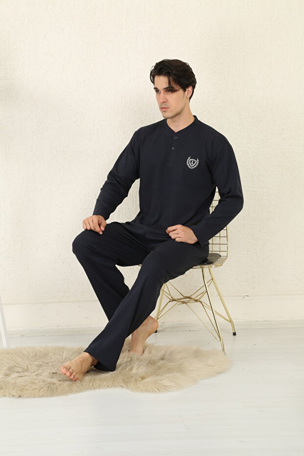 %100 PAMUKLU ERKEK PİJAMA TAKIMI 1065 - 5