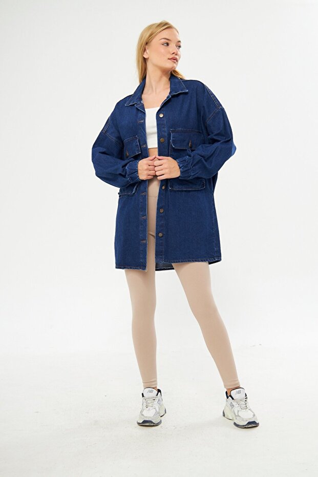 Torba Cep Oversize Kot Ceket - 2