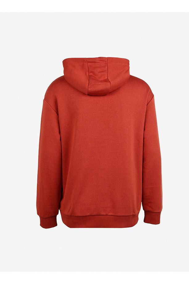 Kapüşon Yaka Baskılı Kiremit Erkek Sweatshırt A3WM-SWT8 Beden: XL - 2