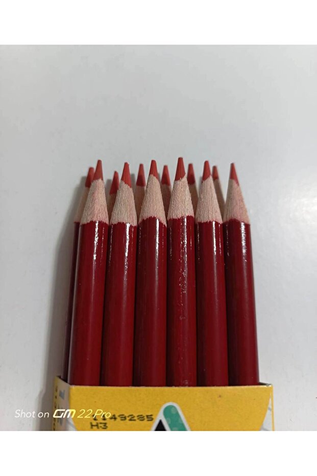 قلم رصاص أحمر (12 قطعة) - 2