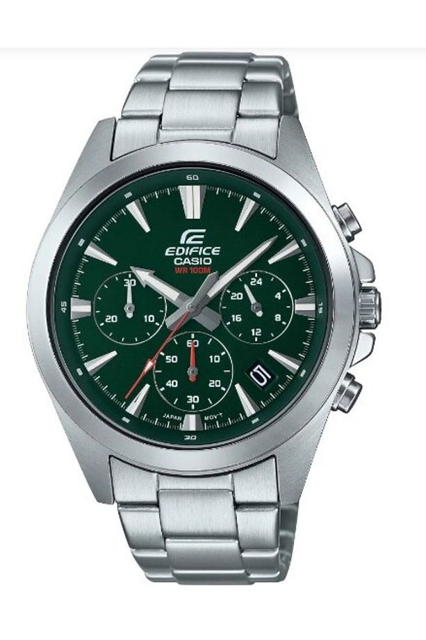 EFV-630D-3AVUDF Analog Çelik Gri Yeşil Kadran 44 mm Erkek Kol Saati - 2
