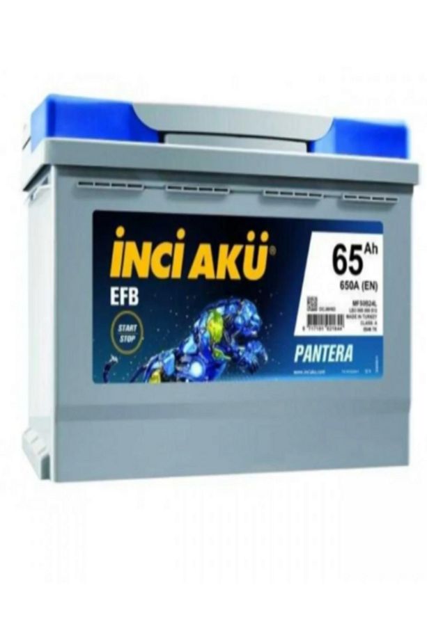 Inci Efb Max Tigris 12v 65 Amper Alçak Tip Efb (START-STOP) Akü.!! Yeni-güncel Üretim.!! - 1