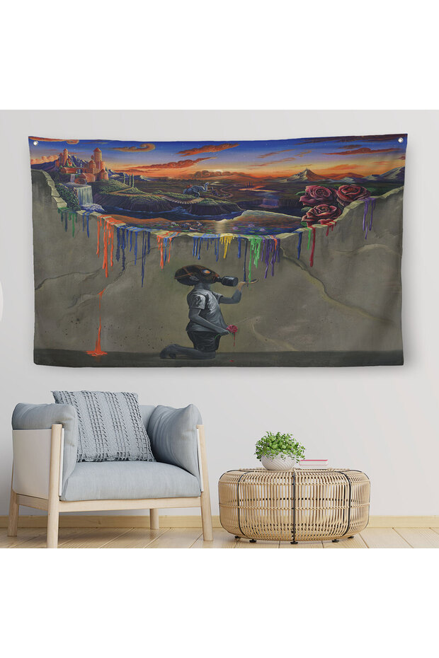 Surreal Symphony of Colors Wall Cover-Carpet-6640