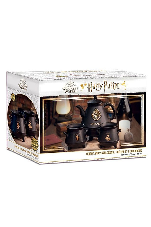 Harry Potter - Teapot - With Hogwarts Cauldrons Set - 6
