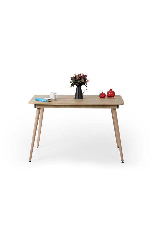 Bistro 120x77 Cm / Dikdörtgen Mutfak Masası / Mutfak Yemek Masası / Dikdörtgen Masa / Meşe - 3