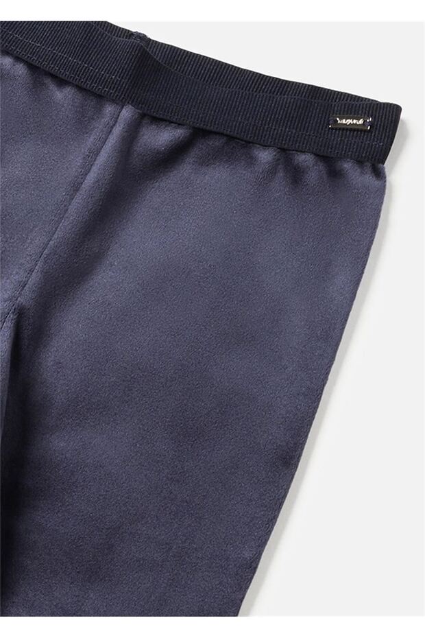 Girl's Velvet Tights Navy Blue 727
