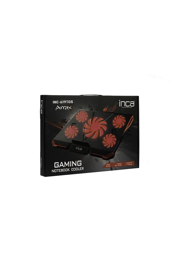 Inc-619tgs Arrax Gamıng Notebook Cooler 5x Fan, 6 Steps, 2x Usb, 13 "-17" - 6