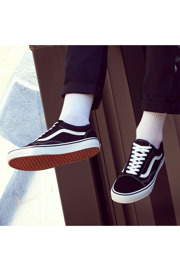 Old Skool Unisex Günlük Ayakkabı Sneaker Siyah - 1