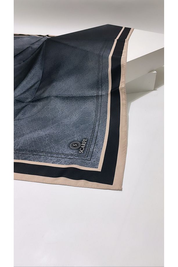 Eşarp - Yeni Model Dijital Baskı Damar Desenli Twill Eşarp Tesettür Giyim Kaliteli Mağaza Moda Burda - 3