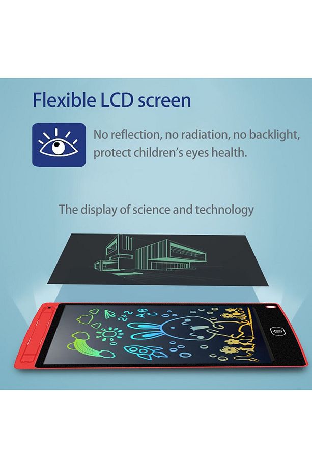 8.5İnç Sketchpad LCD Yazma Tableti Çocuk İçin Kalem Çizim Graffiti El Yazısı Blackboard Resim Panosu - 6