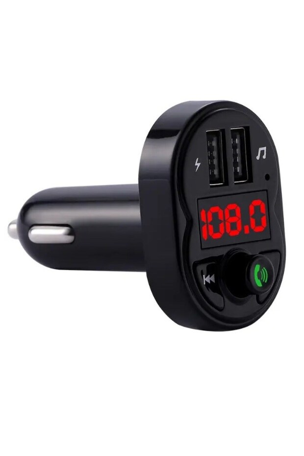 C615 3.1A Çift USB & Şarj Flash Bellek Girişi Bluetooth Fm Transmitter - 3