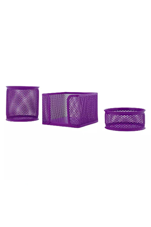BİON TRIPLE DESKTOP SET PURPLE 9305 (LAVY COLORS)