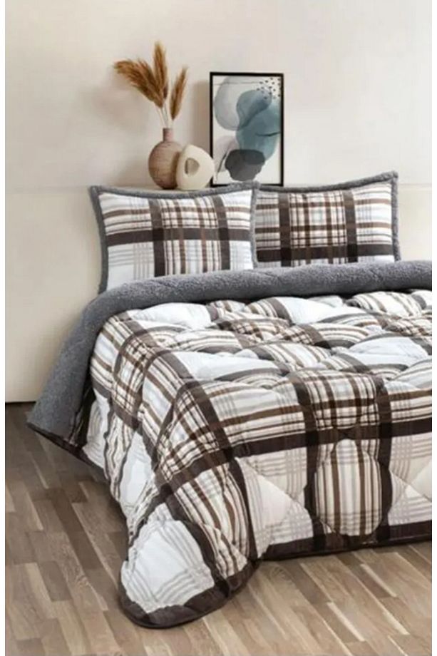 Comforter Yorgan Set Tek Kişilik - Wera Gri - 1