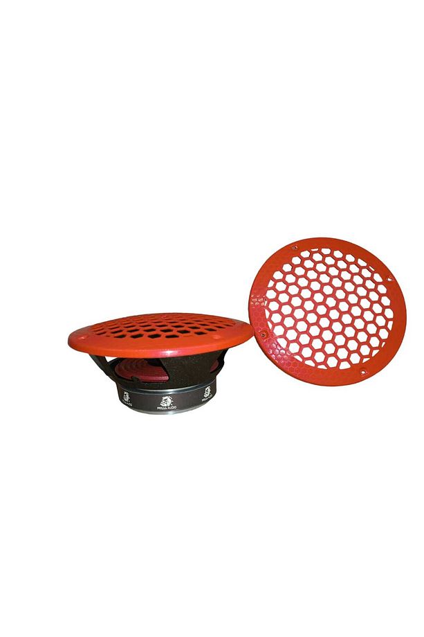 20CM MİDRANGE VE HOPARLÖR KORUMA KAPAĞI KIRMIZI PLASTİK 1TAKIM (2ADET) - 2