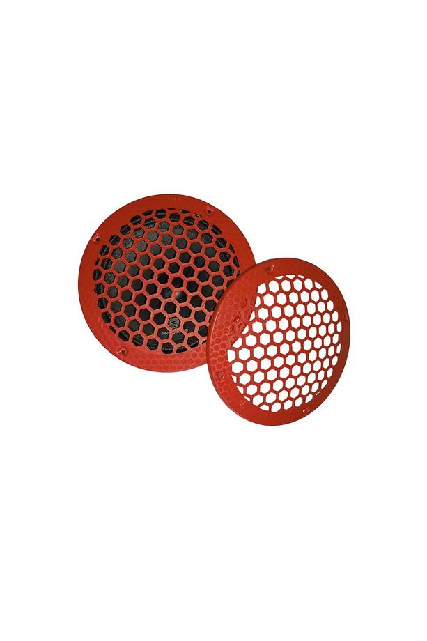 20CM MİDRANGE VE HOPARLÖR KORUMA KAPAĞI KIRMIZI PLASTİK 1TAKIM (2ADET) - 1