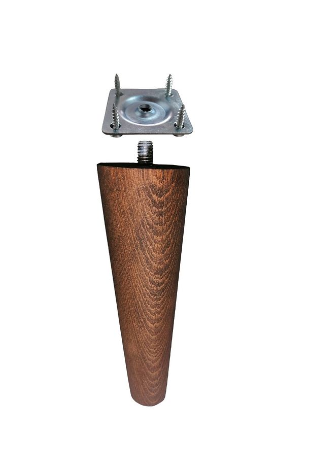 12 Cm Ahşap Ayak Ceviz Koltuk Kanepe Dolap Mobilya Ayağı 3301000000530 - 2