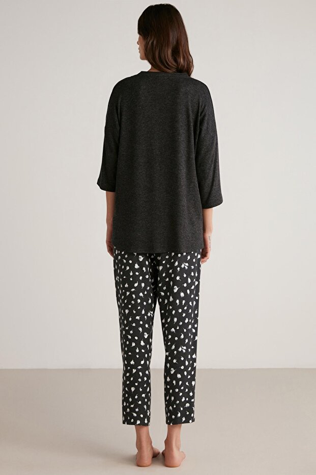 Mekane teksture set pidžama - 4