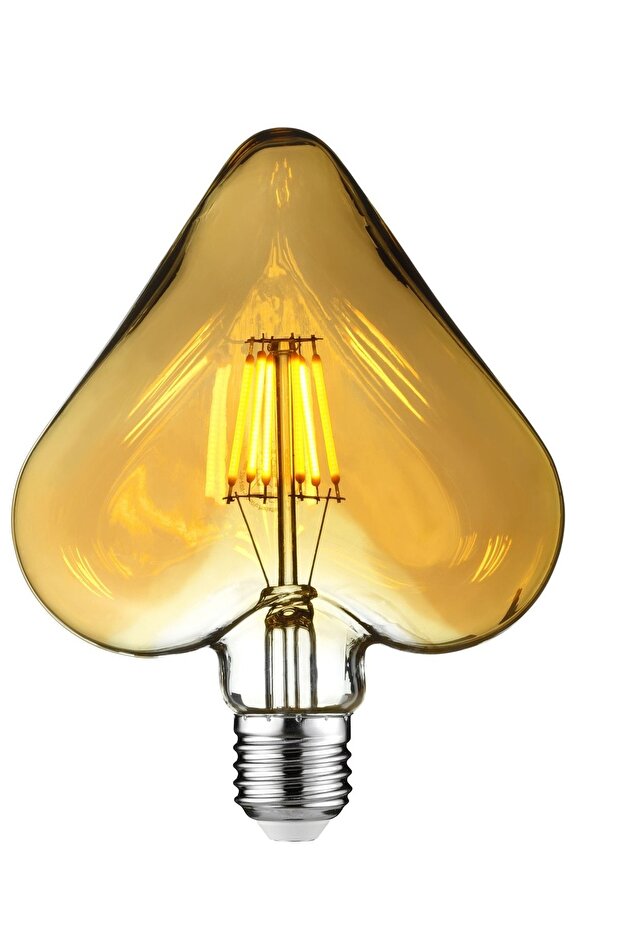 Kalp Rustik Ampul Rustik Led Ampul Rustik Lamba E27 - 1