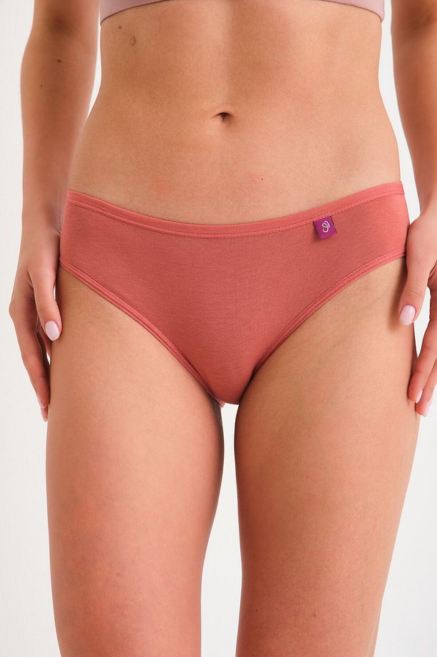 Pamuklu Klasik Külot -hipster Külot -klasik Model Külot Tekli Gül - 3