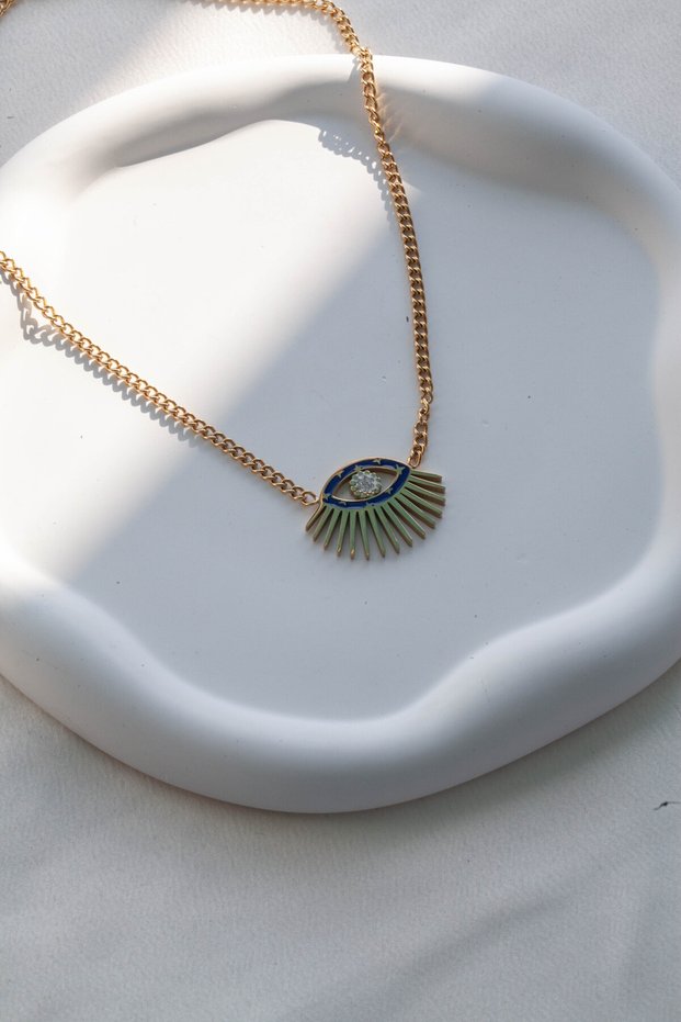 Mejestic Eye Steel Necklace - Ideal for a Gift