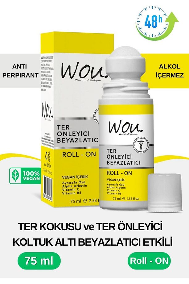 Ter Önleyici Beyazlatıcı Roll - On 75 ml - 1
