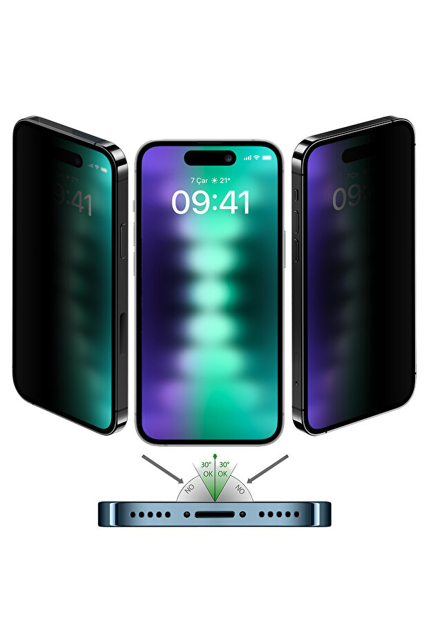 Buff iPhone 15 Plus 5D Privacy Screen Protector - 3