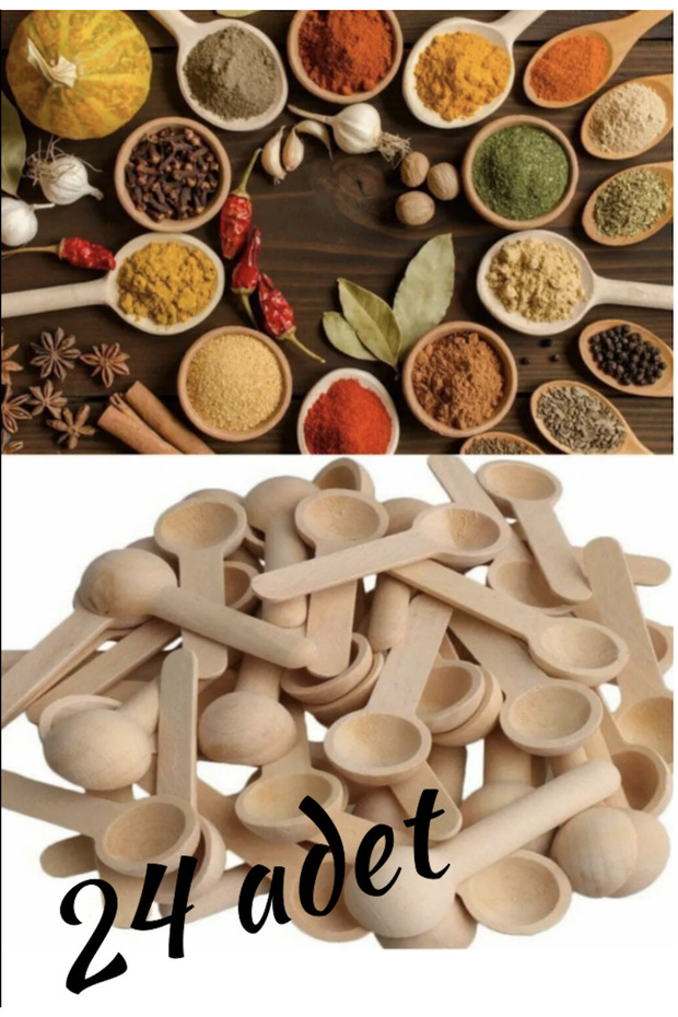 24 Mini Spice Spoons - 1