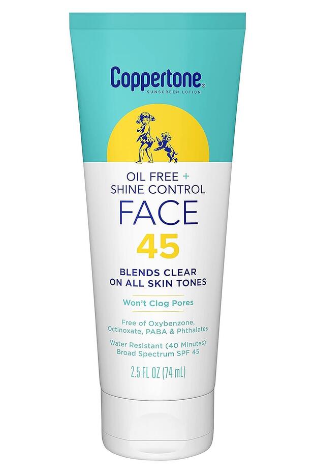 لوشن واقي من الشمس بمعامل حماية SPF45 للوجه الخالي من الزيوت، 74 مل