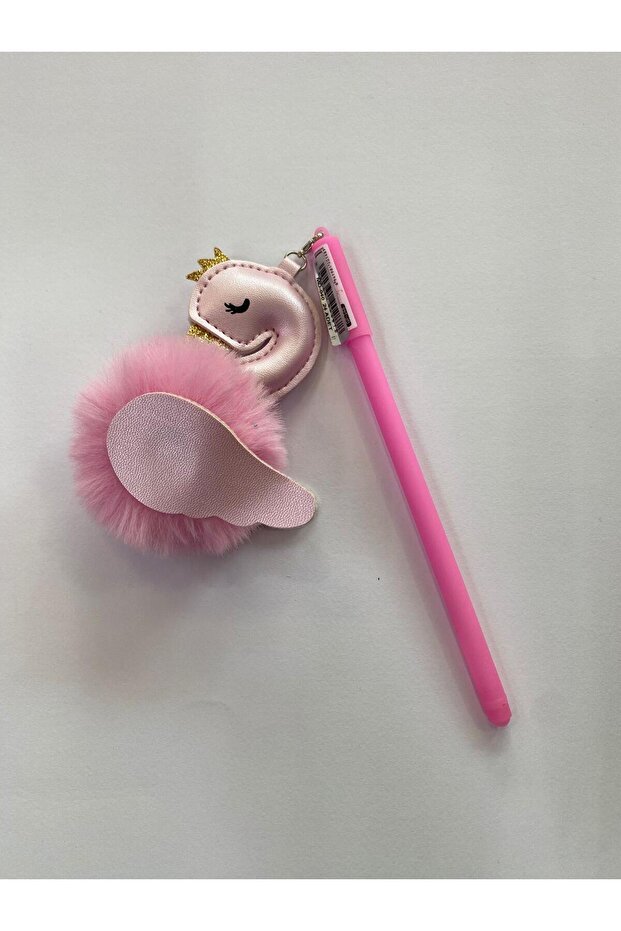 fancy flamingo ballpoint pen