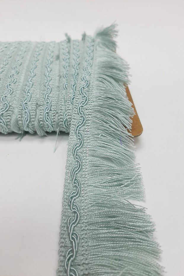 Decorative Ribbon Mint Green Rope Tassel Fringe Ribbon 5 cm – Decorative Ribbon, Stylish Design – Decorative Ribbon