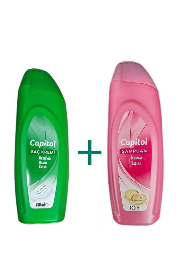Şampuan 700 Ml & Saç Kremi 700 Ml Normal Saçlar Için - 1