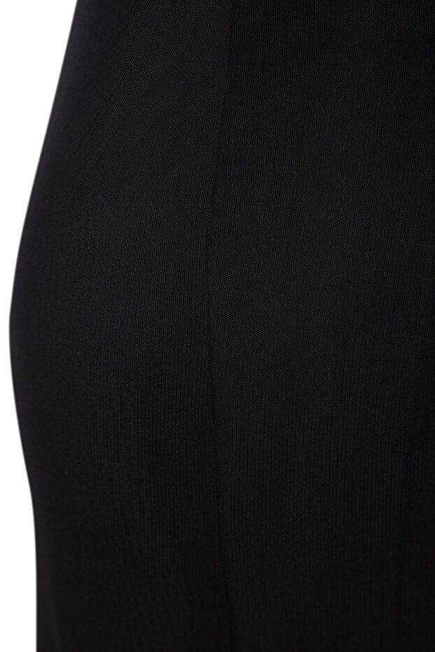 Siyah Astarlı Tül Maxi Örme Etek TWOAW24ET00130 - 12