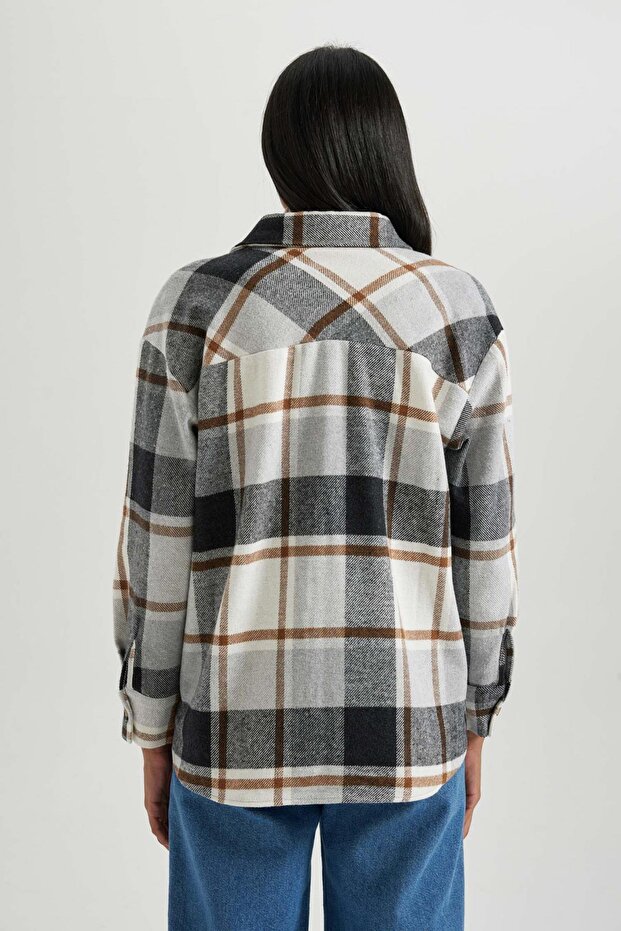 Flanel Uzun Kollu Gömlek R3725az23wn - 6