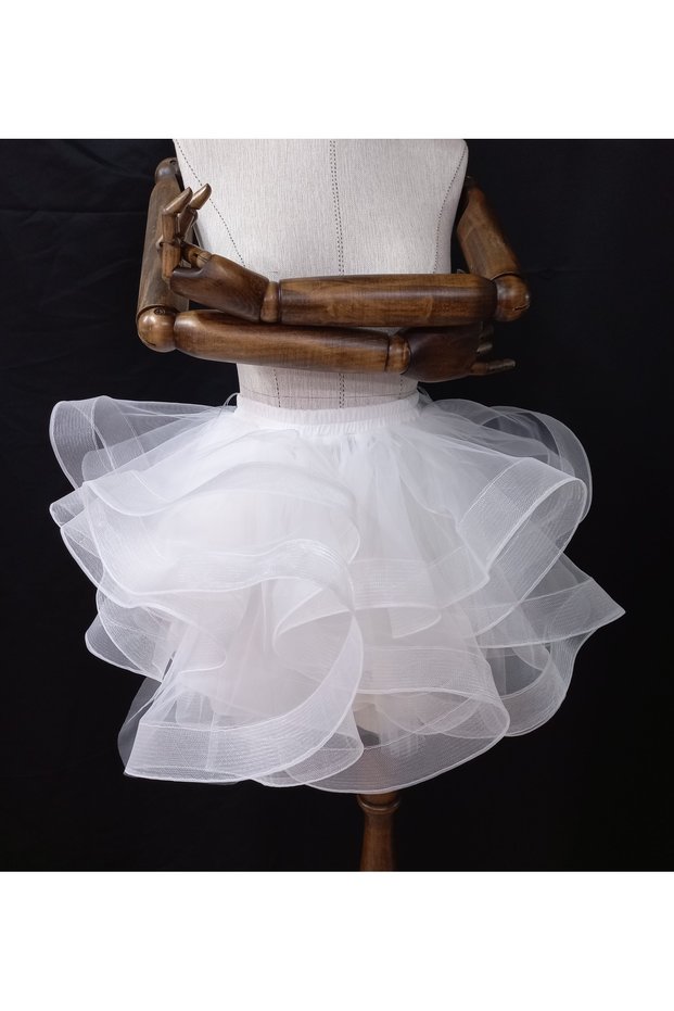 Cloudy Voluminous Tutu Skirt with Flounces