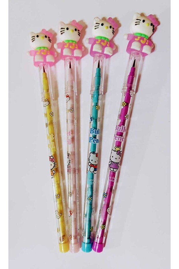 Egg Laying Pencil Set of 4 Hello Kitty