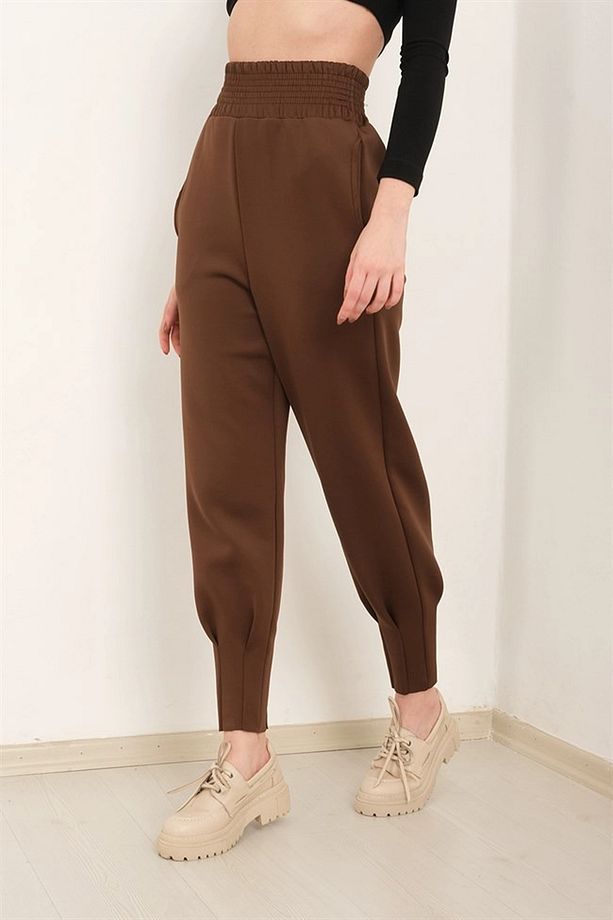 SCUBA DALGIÇ YÜKSEK BEL EŞOFMAN ALTI PAÇA PİLELİ / EVERYDAY TRACKSUIT PANTS - 4