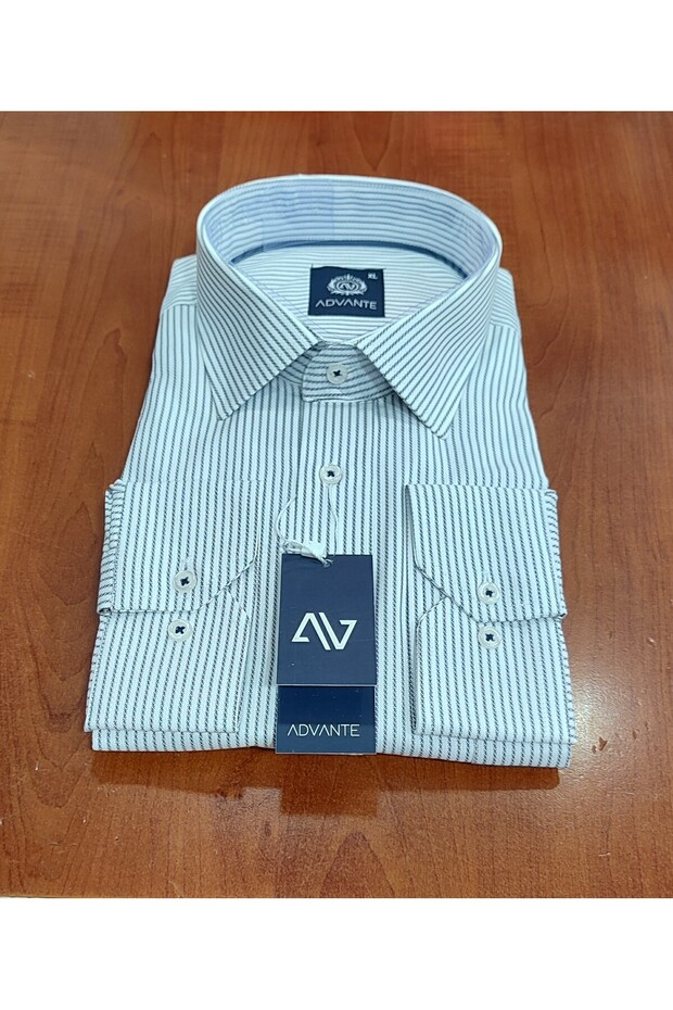 DAYNOGLU NEW SEASON LONG SLEEVE POCKET CLASSIC MEN'S SHIRT