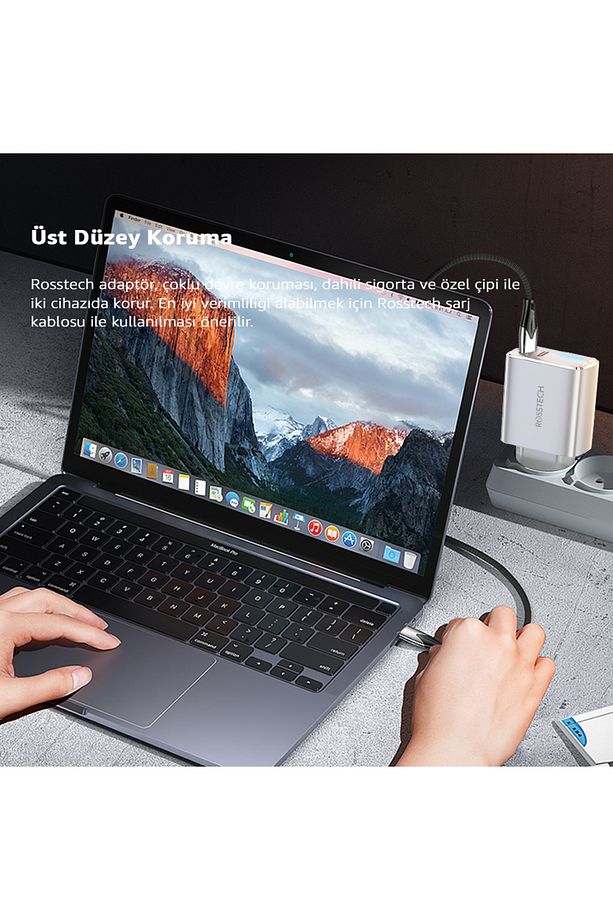 20w Pd Led Göstergeli Ultra Hızlı Şarj Adaptörü Usb-C PD 20W + Usb-A Quick Charge 3.0 - 5