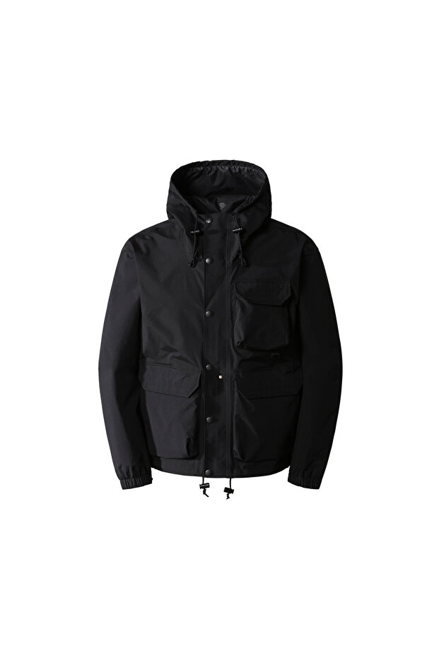 M M66 Utility Rain Jacket Men's Outdoor Raincoat NF0A7URVJK31 Black