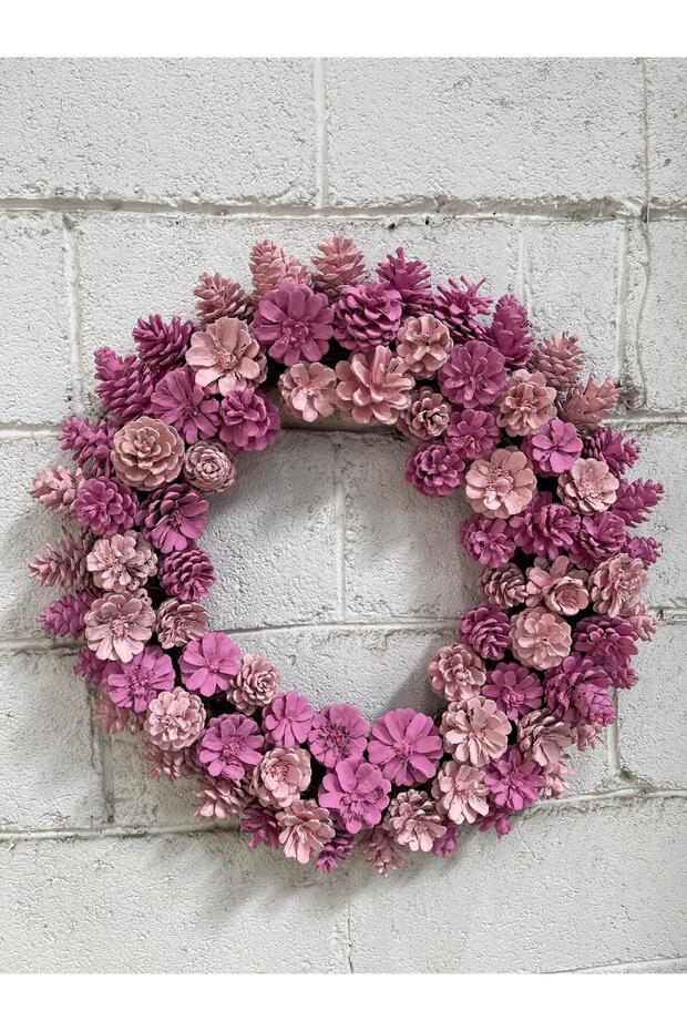 Dekoratif Doğal Kapı Çelenki - 1