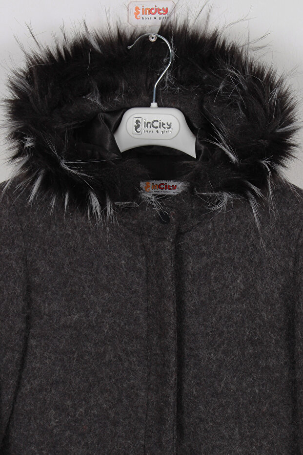 Kız Çocuk Yün Kaşe Kaban - 2