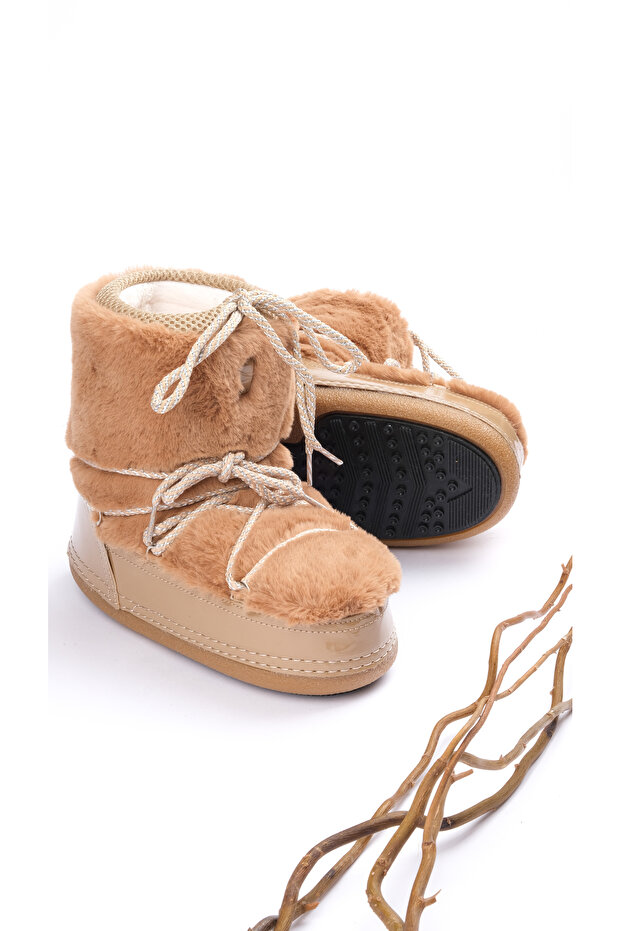 Pc-52741-3831 Krem - Kadın Bot - 3