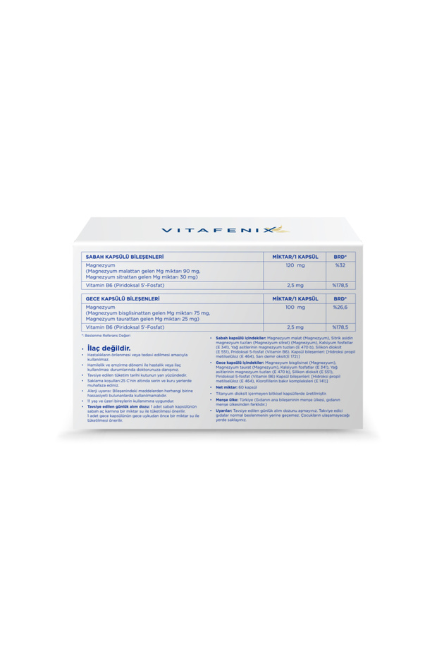 Magna P Magnezyum Ve Vitamin B6 İçeren Kapsül Takviye Edici Gıda - 2