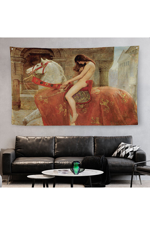 Lady Godiva's John Collier Wall Cloth-Carpet-6647