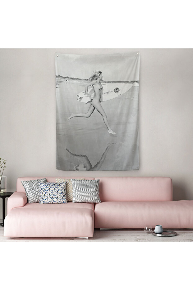 Nude Surfer Women's Wall Cloth - Rug-5240