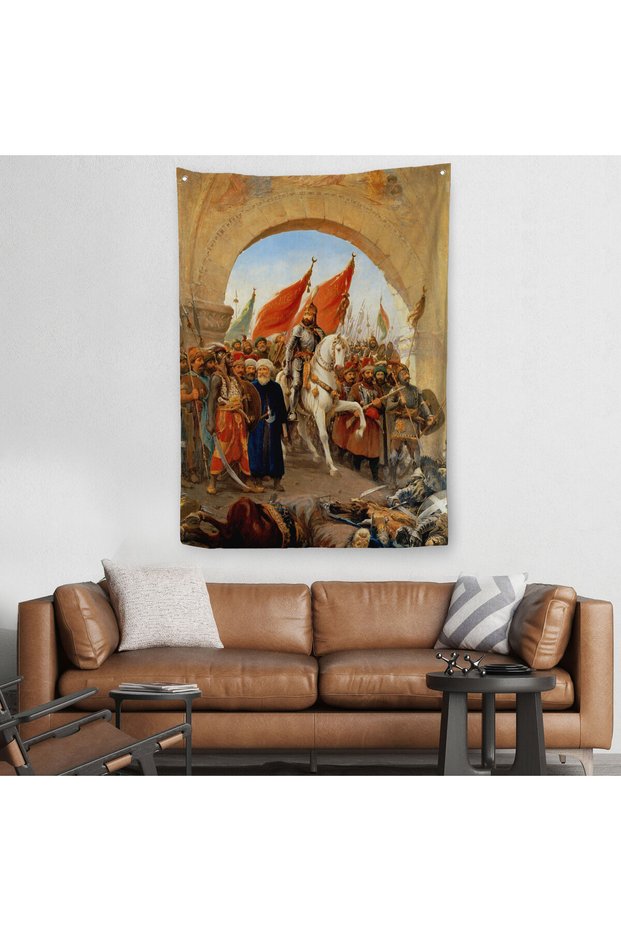 Fatih Sultan Mehmet Entrance to Istanbul Wall Cover-Carpet - Fausto Zonaro -6439