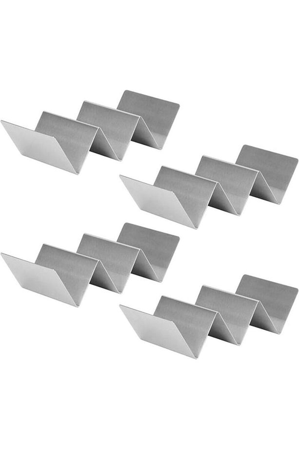 Taco Tutucu Stand Meksika Mutfak Taco Holder ( 23*10) Cm (4 ADET SET) - 2