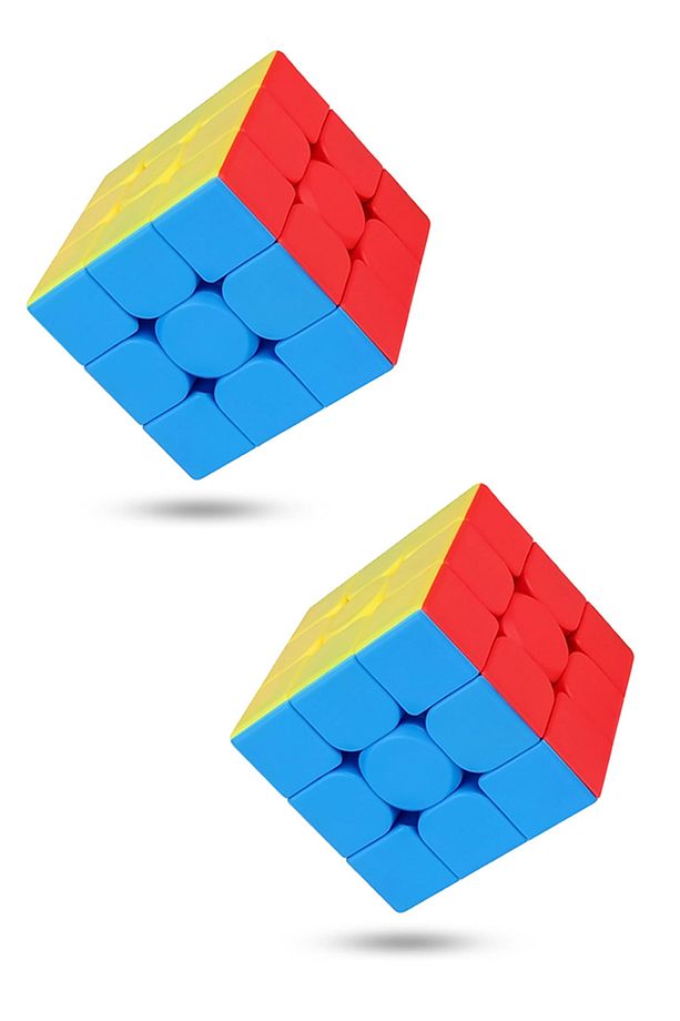 Speed Cupe Küp Zeka Küpü 3x3 Canlı Renkler Hız Küpü,Fidget Oyuncak Seyahat Zeka Oyunu - 6